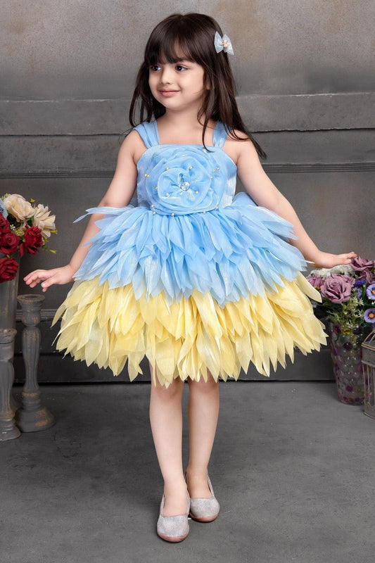 Childbird Multicolor Kids Princess Birthday Dress