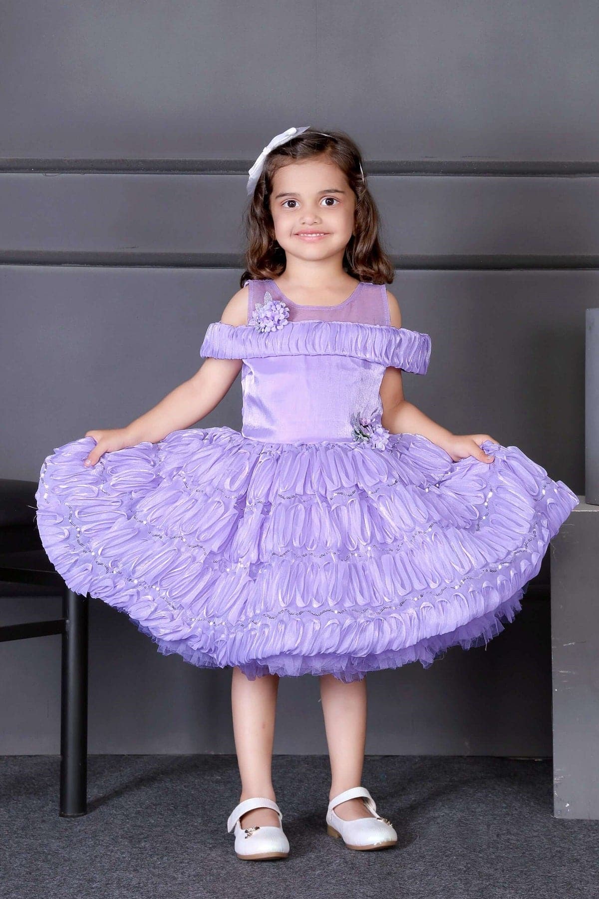 Childbird Purple Color Kids Baby Frock