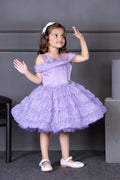 Childbird Purple Color Kids Baby Frock